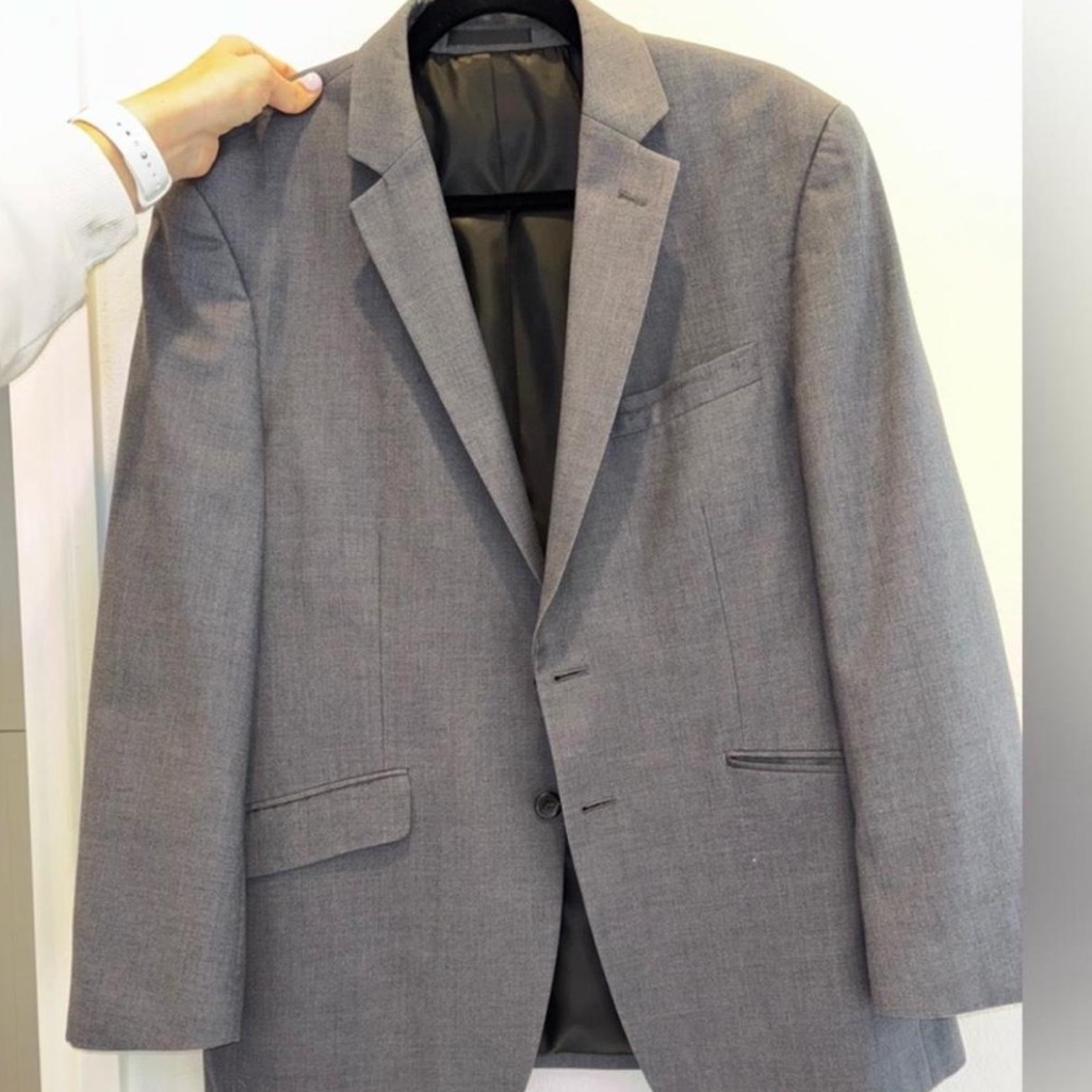 Mens Kenneth Cole Grey Suit